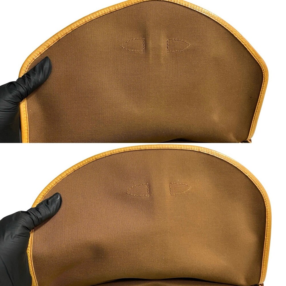 LOUIS VUITTON Authentic Brown Monogram Leather Pochette Shoulder Bag - Picture 7 of 9